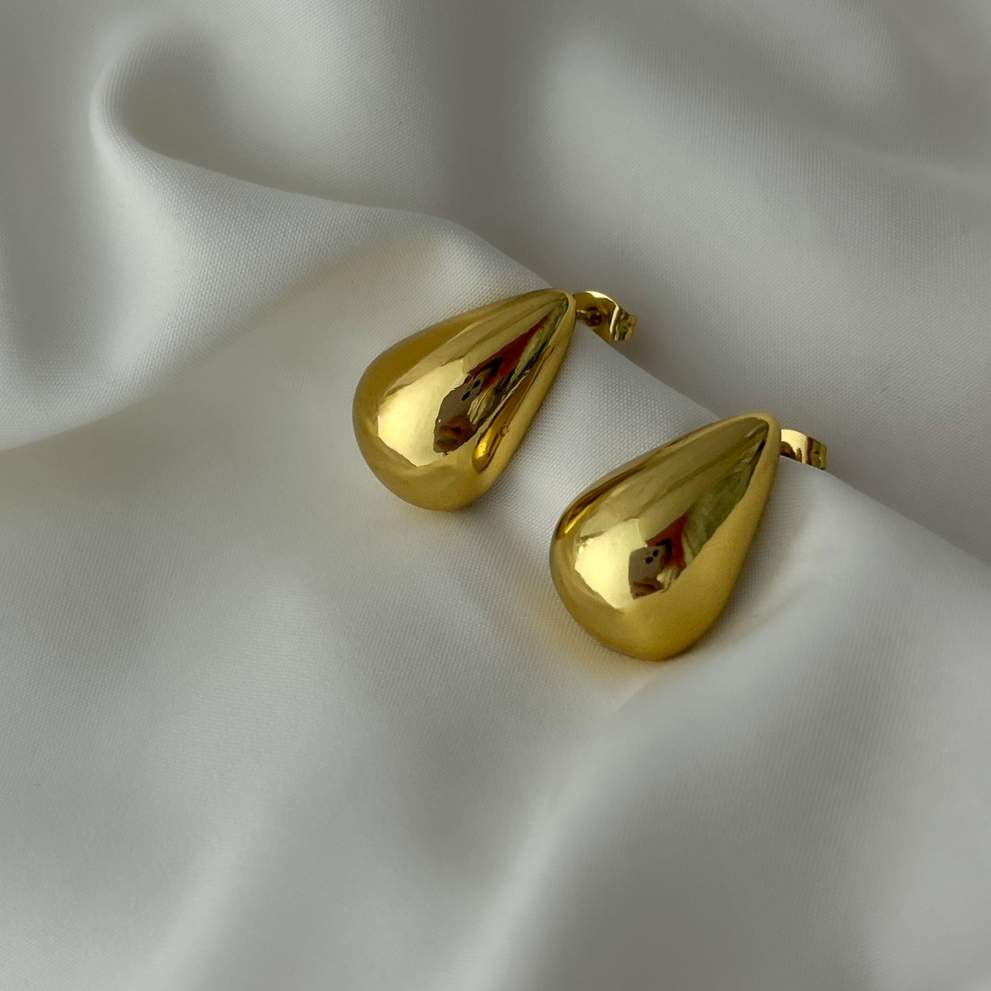 18K Gold Plated Water Drop Earrings