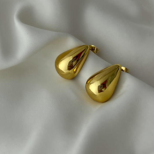 18K Gold Plated Water Drop Earrings