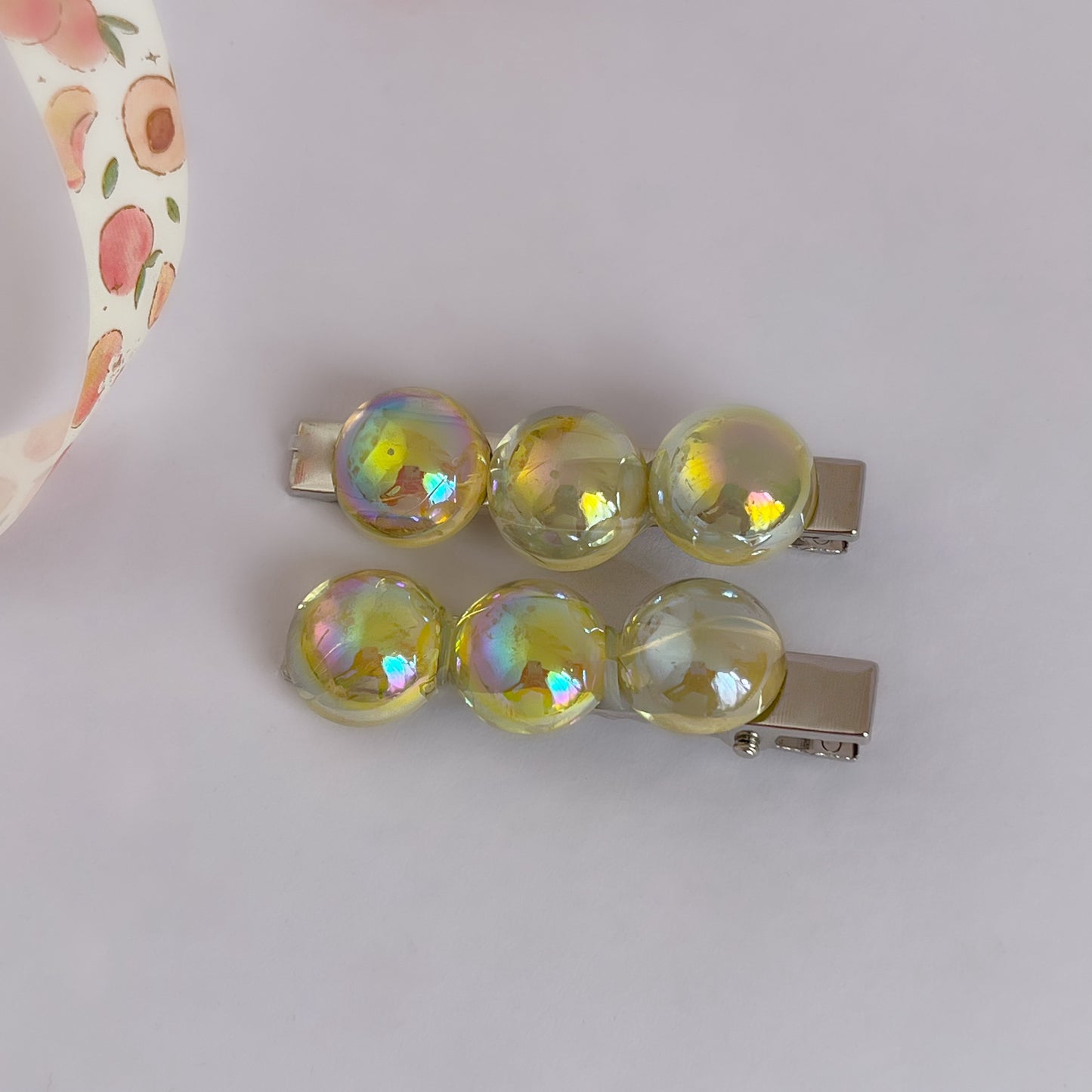 Marble Style Pair Clips