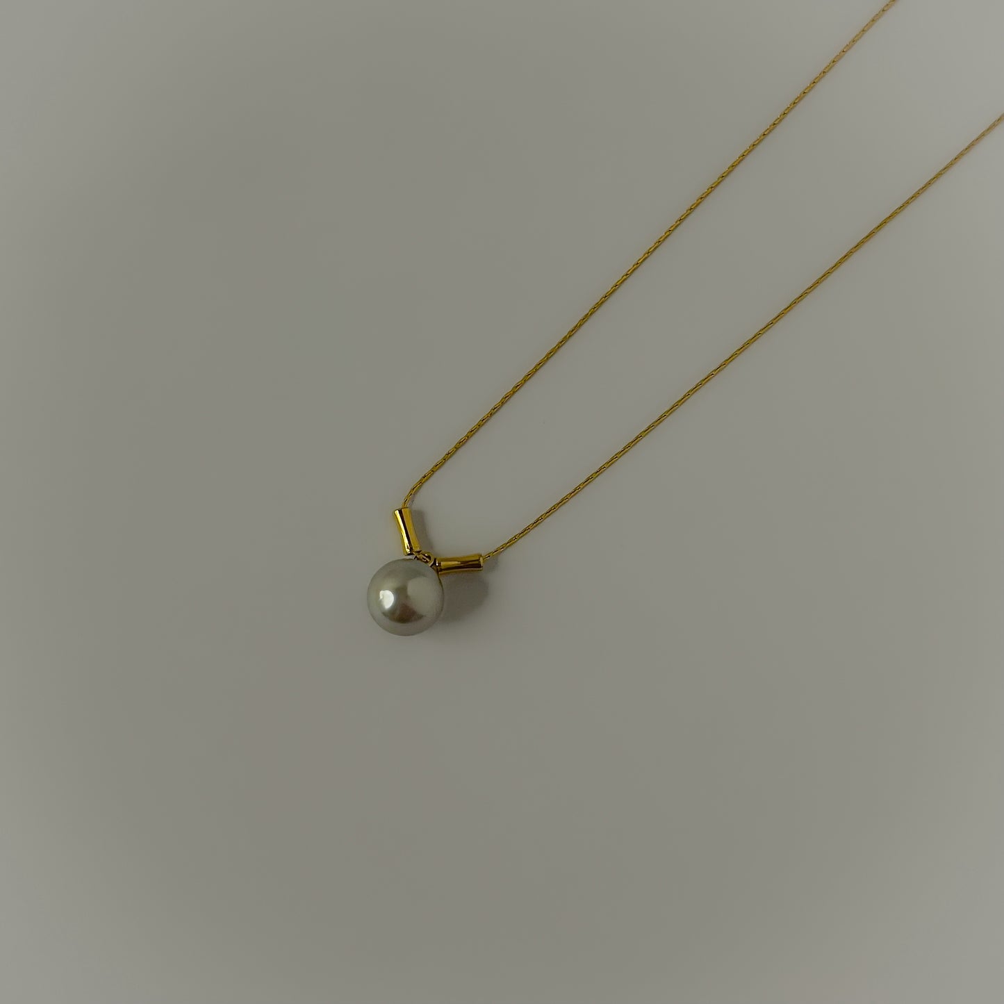 18K Gold Plated Delicate Pearl Necklaces