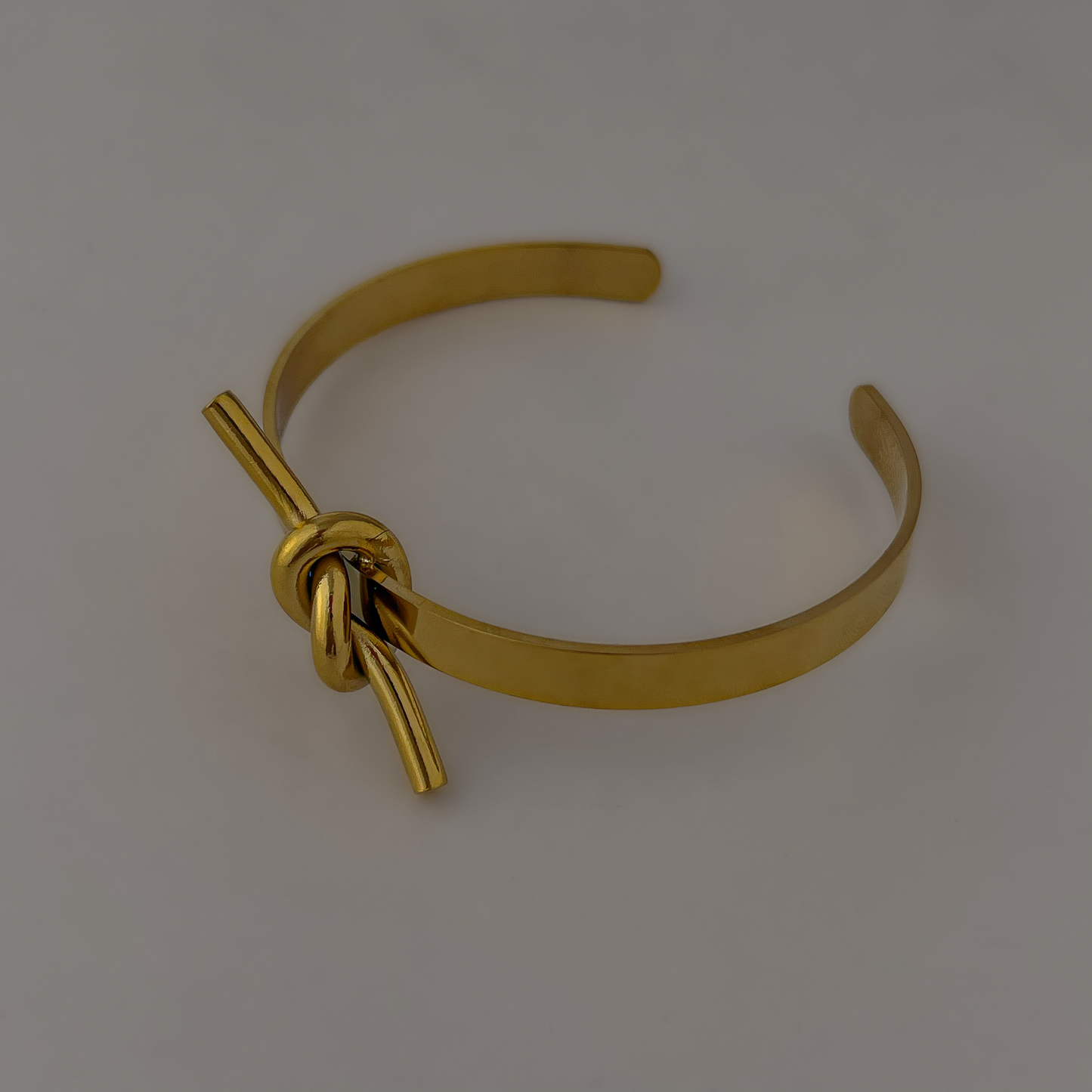 18K Gold Plated Knot Cuff Bracelets