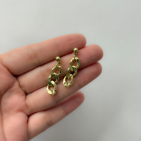 Korean Small Linked Earrings