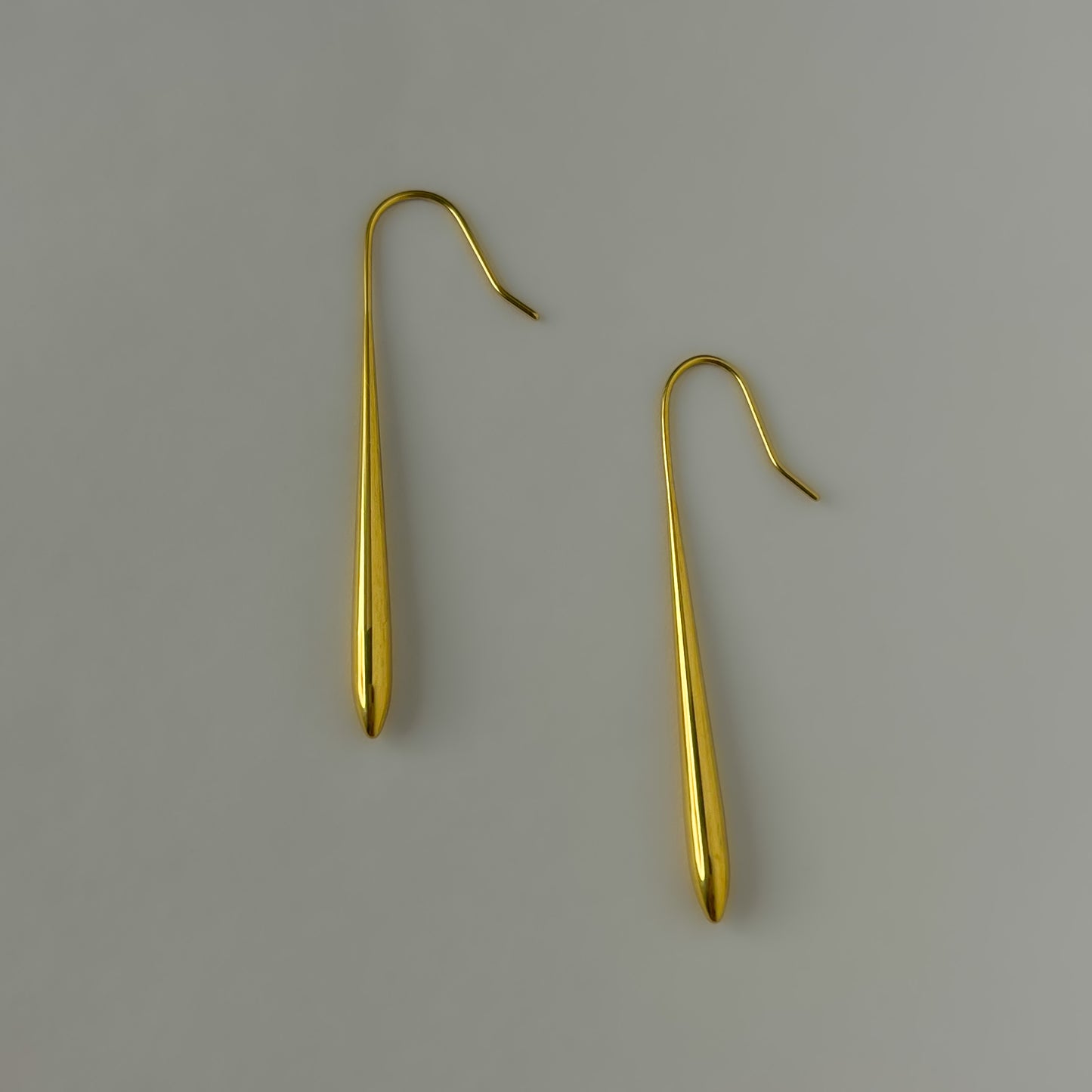 18K Gold Plated Sleek Minimal Earrings