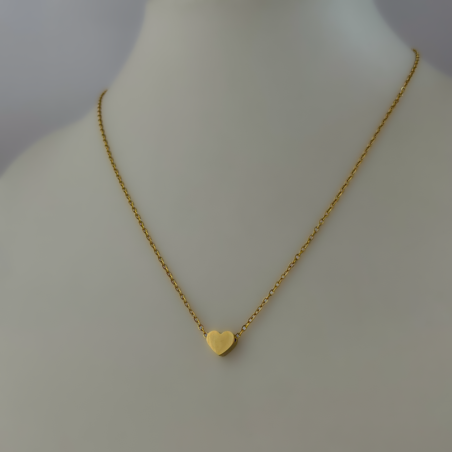 Stainless Steel Dainty Heart Necklace