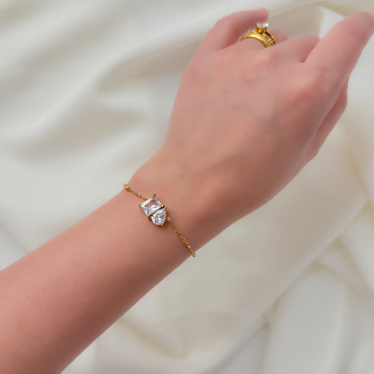 18K Gold Plated Elegant Chain Bracelet