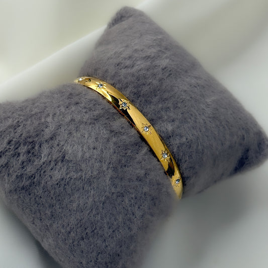 18K Gold Plated Star Bracelet