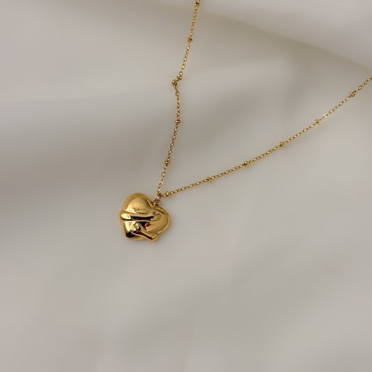18K Gold Plated Hug Necklace