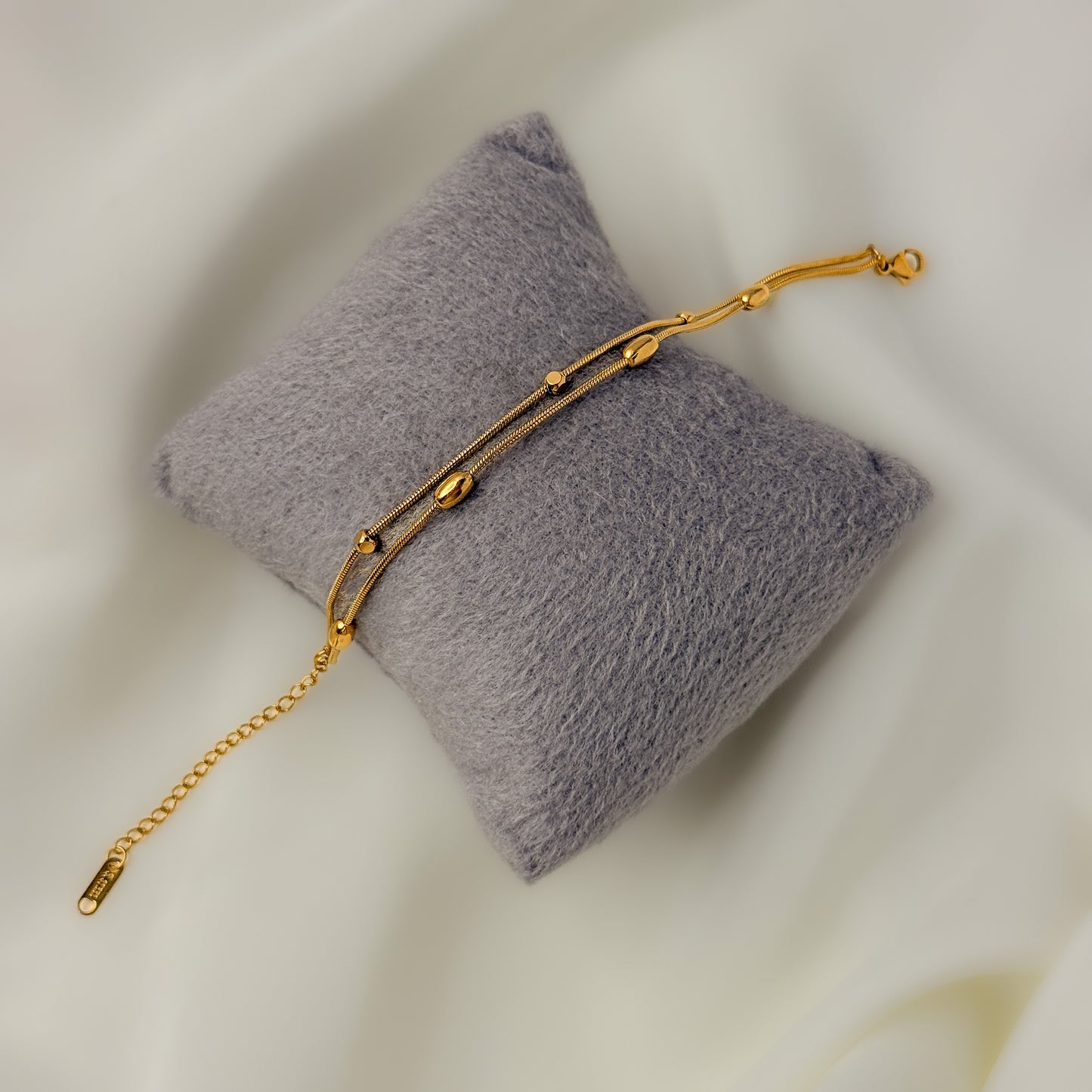 18K Gold Plated Double Layer Bracelet