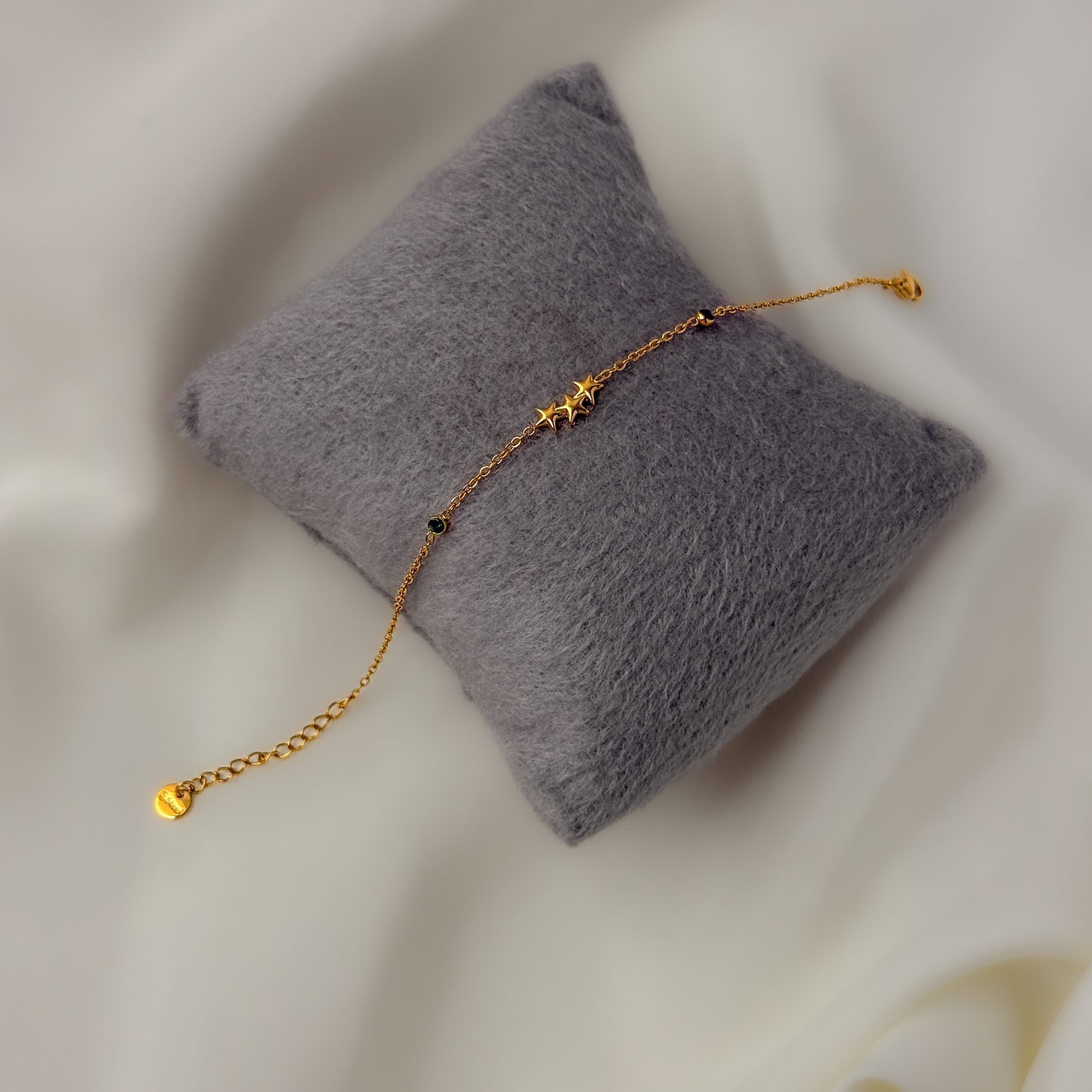 18K Gold Plated Dainty Stars Bracelet