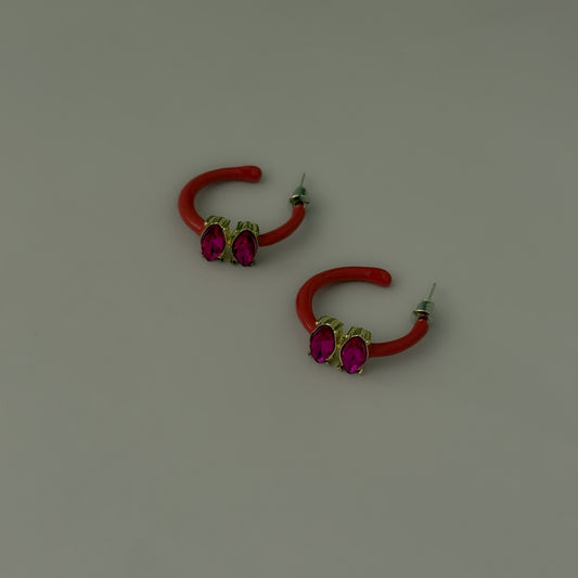 Korean Pretty Pink Earrings