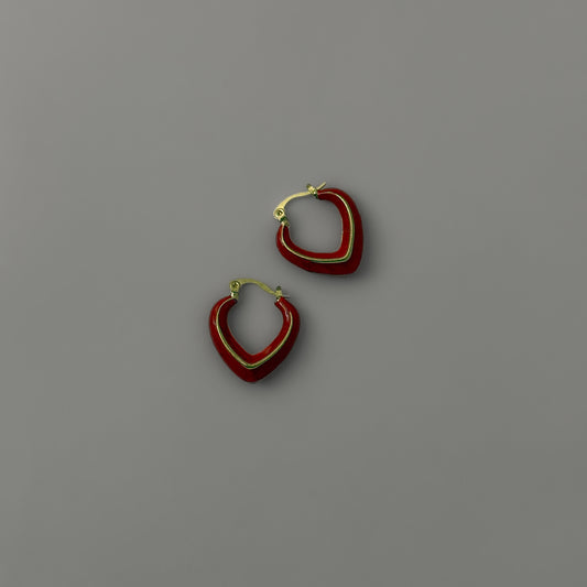 Korean Red Hoops