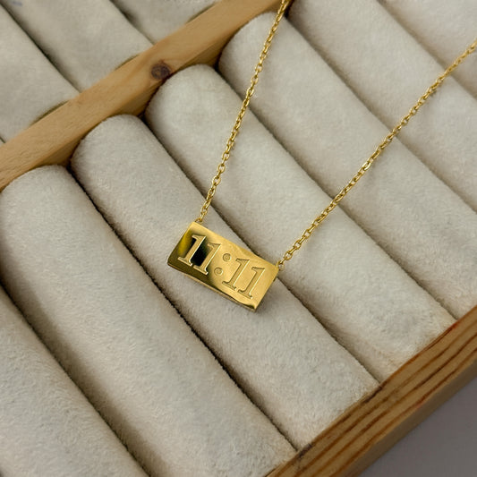 18K Gold Plated 11:11 Necklace