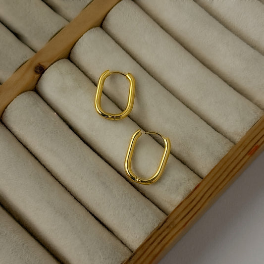 Stainless Steel Minimal Hoops