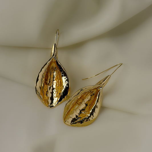 Statement Drop Flower Earrings