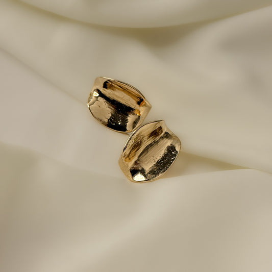 Statement Vintage Petal Earrings